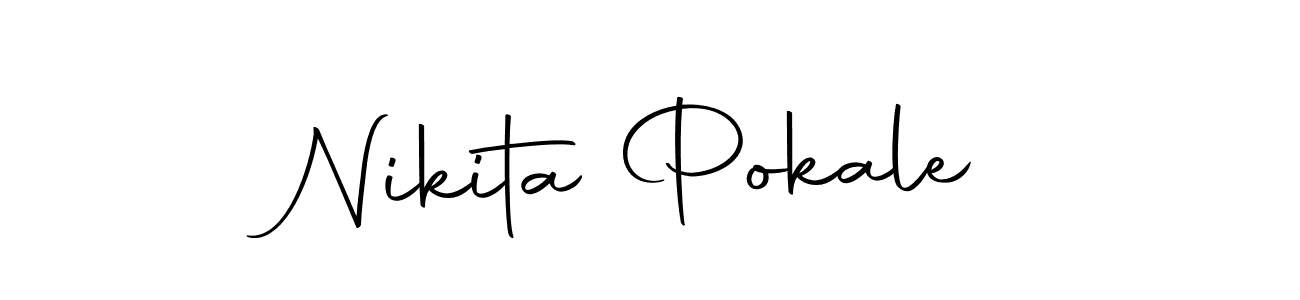 Nikita Pokale stylish signature style. Best Handwritten Sign (Autography-DOLnW) for my name. Handwritten Signature Collection Ideas for my name Nikita Pokale. Nikita Pokale signature style 10 images and pictures png