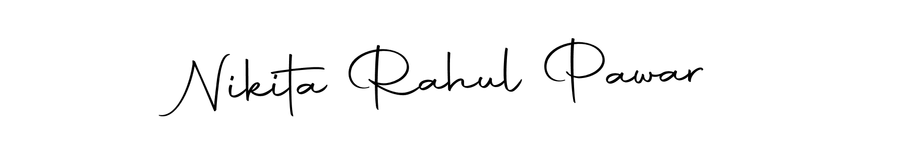 Autography-DOLnW is a professional signature style that is perfect for those who want to add a touch of class to their signature. It is also a great choice for those who want to make their signature more unique. Get Nikita Rahul Pawar name to fancy signature for free. Nikita Rahul Pawar signature style 10 images and pictures png