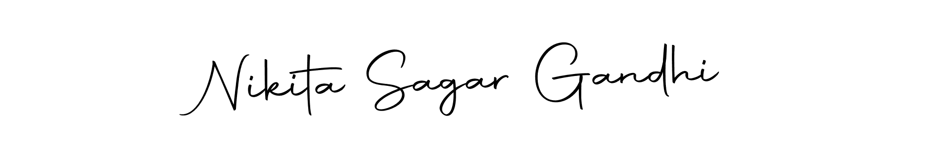 Use a signature maker to create a handwritten signature online. With this signature software, you can design (Autography-DOLnW) your own signature for name Nikita Sagar Gandhi. Nikita Sagar Gandhi signature style 10 images and pictures png