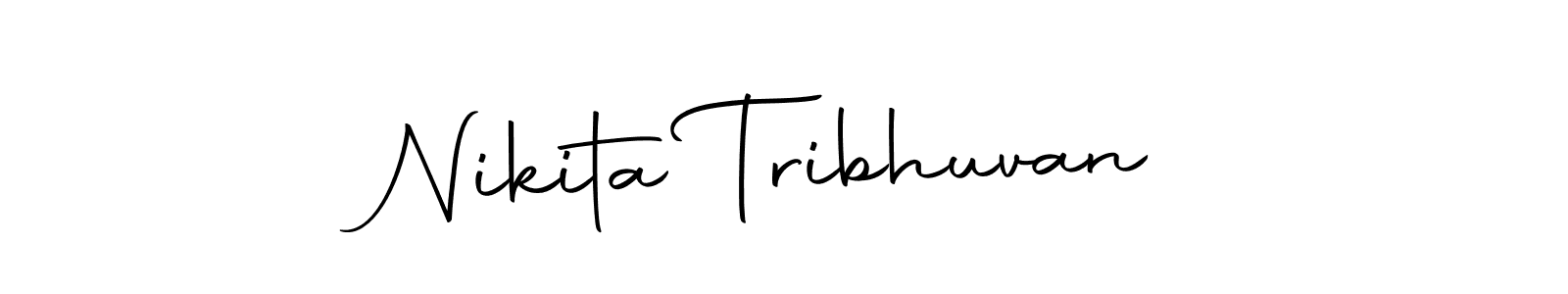 Here are the top 10 professional signature styles for the name Nikita Tribhuvan. These are the best autograph styles you can use for your name. Nikita Tribhuvan signature style 10 images and pictures png