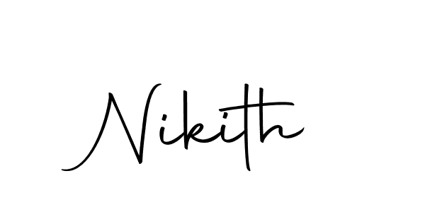 You should practise on your own different ways (Autography-DOLnW) to write your name (Nikith) in signature. don't let someone else do it for you. Nikith signature style 10 images and pictures png