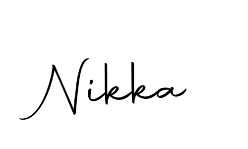 Here are the top 10 professional signature styles for the name Nikka. These are the best autograph styles you can use for your name. Nikka signature style 10 images and pictures png