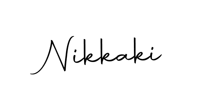 How to make Nikkaki name signature. Use Autography-DOLnW style for creating short signs online. This is the latest handwritten sign. Nikkaki signature style 10 images and pictures png