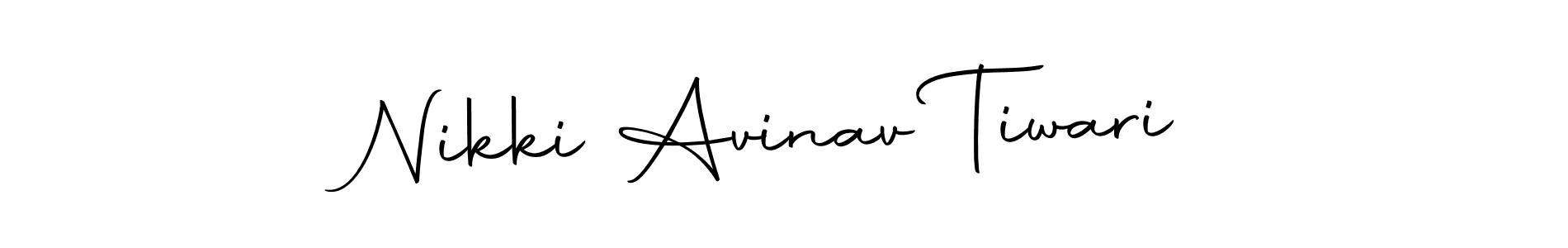 This is the best signature style for the Nikki Avinav Tiwari name. Also you like these signature font (Autography-DOLnW). Mix name signature. Nikki Avinav Tiwari signature style 10 images and pictures png