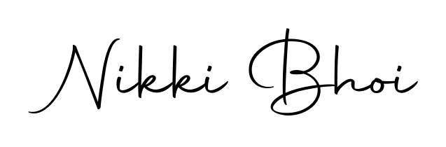 The Autography-DOLnW typeface gives name Nikki Bhoi a refined look. Suitable for certificates, diplomas, and official verification. Nikki Bhoi signature style 10 images and pictures png