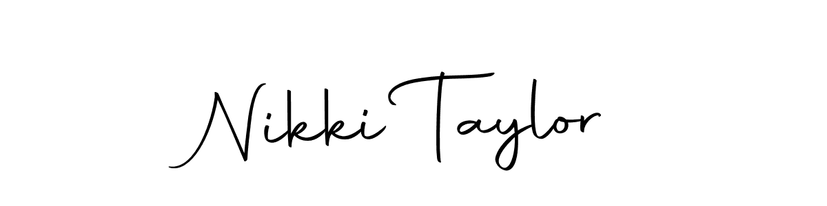 You should practise on your own different ways (Autography-DOLnW) to write your name (Nikki Taylor) in signature. don't let someone else do it for you. Nikki Taylor signature style 10 images and pictures png