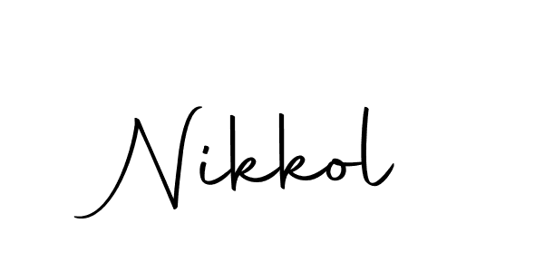 Here are the top 10 professional signature styles for the name Nikkol. These are the best autograph styles you can use for your name. Nikkol signature style 10 images and pictures png