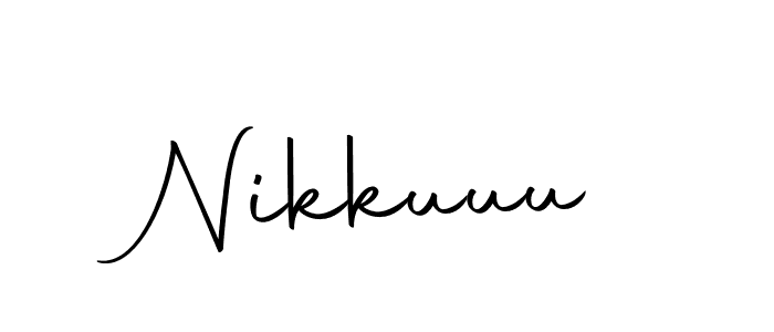 Make a beautiful signature design for name Nikkuuu. Use this online signature maker to create a handwritten signature for free. Nikkuuu signature style 10 images and pictures png
