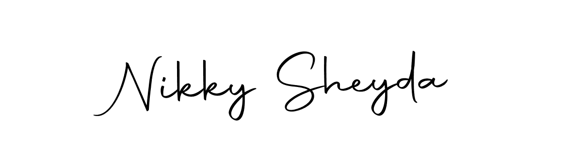 Here are the top 10 professional signature styles for the name Nikky Sheyda. These are the best autograph styles you can use for your name. Nikky Sheyda signature style 10 images and pictures png
