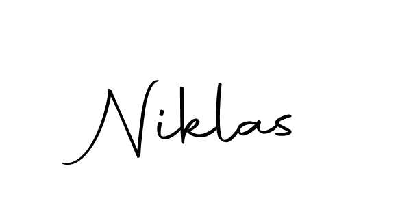 You should practise on your own different ways (Autography-DOLnW) to write your name (Niklas) in signature. don't let someone else do it for you. Niklas signature style 10 images and pictures png