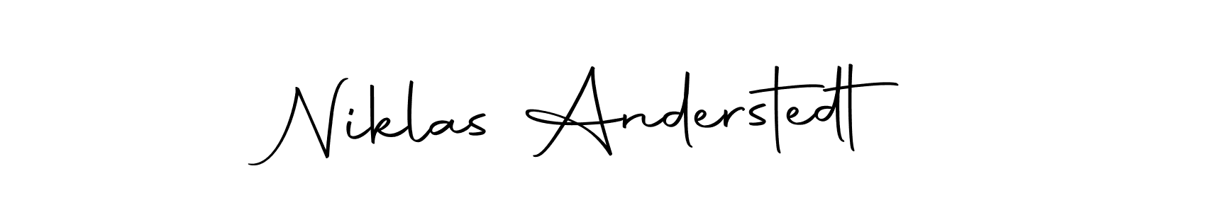 Similarly Autography-DOLnW is the best handwritten signature design. Signature creator online .You can use it as an online autograph creator for name Niklas Anderstedt. Niklas Anderstedt signature style 10 images and pictures png