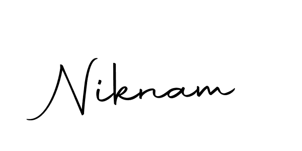 The best way (Autography-DOLnW) to make a short signature is to pick only two or three words in your name. The name Niknam include a total of six letters. For converting this name. Niknam signature style 10 images and pictures png