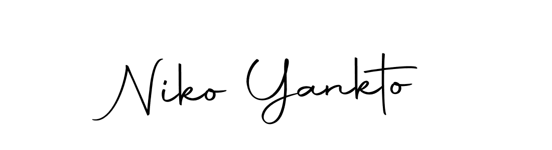 Make a beautiful signature design for name Niko Yankto. With this signature (Autography-DOLnW) style, you can create a handwritten signature for free. Niko Yankto signature style 10 images and pictures png