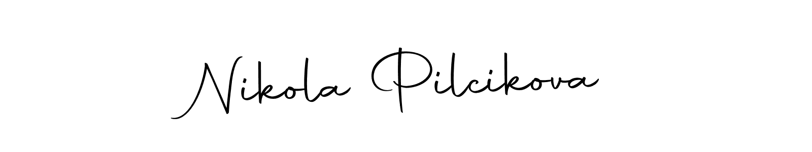 How to make Nikola Pilcikova signature? Autography-DOLnW is a professional autograph style. Create handwritten signature for Nikola Pilcikova name. Nikola Pilcikova signature style 10 images and pictures png