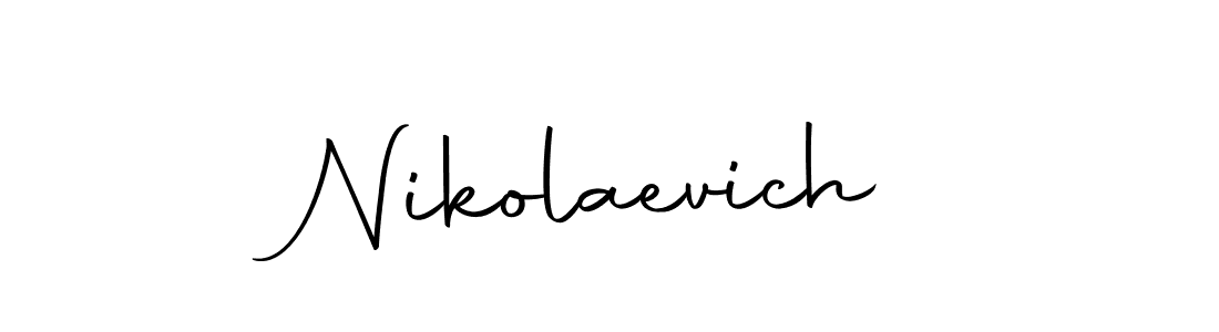 Nikolaevich stylish signature style. Best Handwritten Sign (Autography-DOLnW) for my name. Handwritten Signature Collection Ideas for my name Nikolaevich. Nikolaevich signature style 10 images and pictures png