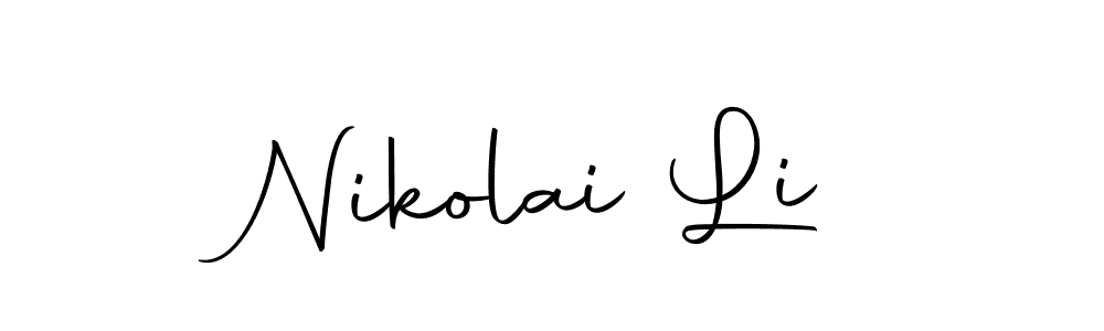 Use a signature maker to create a handwritten signature online. With this signature software, you can design (Autography-DOLnW) your own signature for name Nikolai Li. Nikolai Li signature style 10 images and pictures png