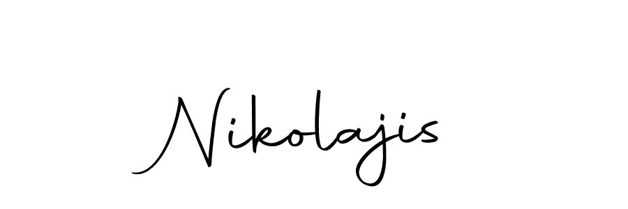 Nikolajis stylish signature style. Best Handwritten Sign (Autography-DOLnW) for my name. Handwritten Signature Collection Ideas for my name Nikolajis. Nikolajis signature style 10 images and pictures png