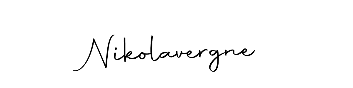 The best way (Autography-DOLnW) to make a short signature is to pick only two or three words in your name. The name Nikolavergne include a total of six letters. For converting this name. Nikolavergne signature style 10 images and pictures png