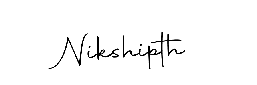 Make a beautiful signature design for name Nikshipth. Use this online signature maker to create a handwritten signature for free. Nikshipth signature style 10 images and pictures png