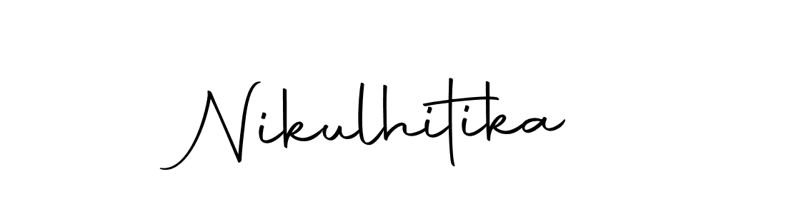 Similarly Autography-DOLnW is the best handwritten signature design. Signature creator online .You can use it as an online autograph creator for name Nikulhitika. Nikulhitika signature style 10 images and pictures png