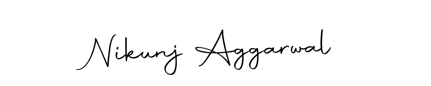 The best way (Autography-DOLnW) to make a short signature is to pick only two or three words in your name. The name Nikunj Aggarwal include a total of six letters. For converting this name. Nikunj Aggarwal signature style 10 images and pictures png