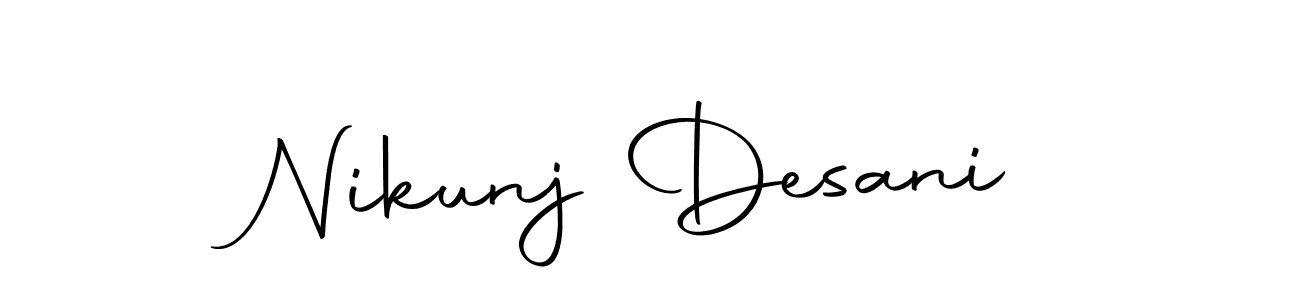 The best way (Autography-DOLnW) to make a short signature is to pick only two or three words in your name. The name Nikunj Desani include a total of six letters. For converting this name. Nikunj Desani signature style 10 images and pictures png