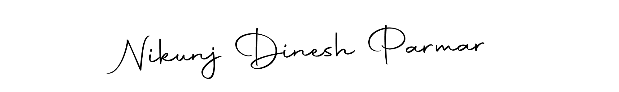 This is the best signature style for the Nikunj Dinesh Parmar name. Also you like these signature font (Autography-DOLnW). Mix name signature. Nikunj Dinesh Parmar signature style 10 images and pictures png