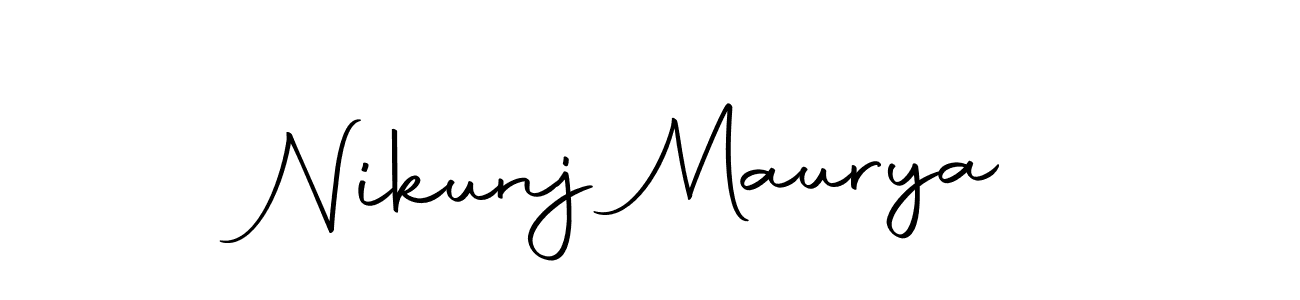The best way (Autography-DOLnW) to make a short signature is to pick only two or three words in your name. The name Nikunj Maurya include a total of six letters. For converting this name. Nikunj Maurya signature style 10 images and pictures png