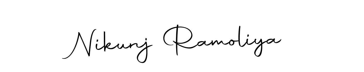 It looks lik you need a new signature style for name Nikunj Ramoliya. Design unique handwritten (Autography-DOLnW) signature with our free signature maker in just a few clicks. Nikunj Ramoliya signature style 10 images and pictures png