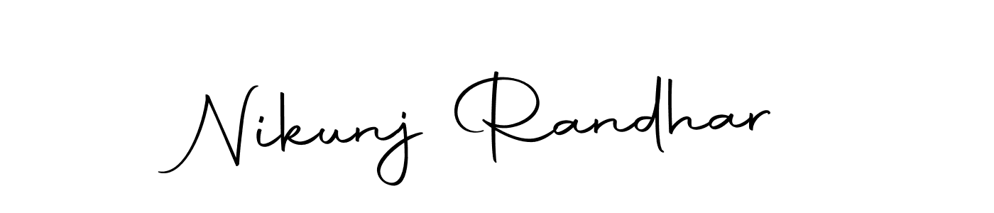 Make a short Nikunj Randhar signature style. Manage your documents anywhere anytime using Autography-DOLnW. Create and add eSignatures, submit forms, share and send files easily. Nikunj Randhar signature style 10 images and pictures png