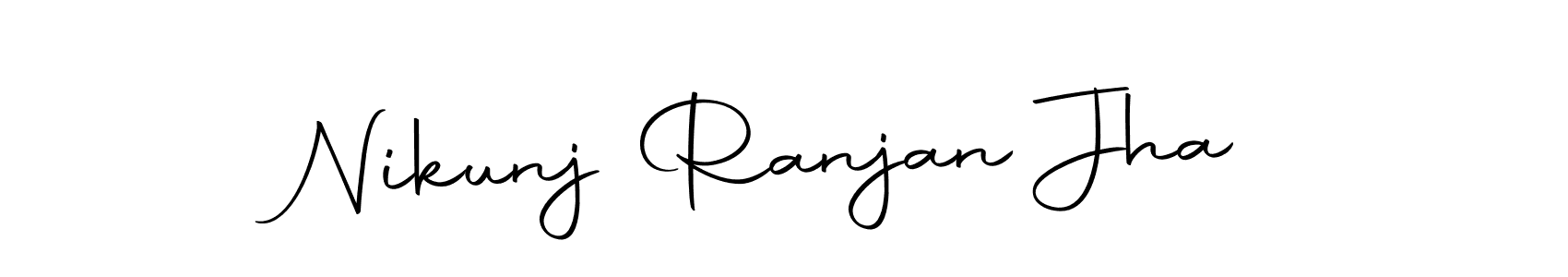 if you are searching for the best signature style for your name Nikunj Ranjan Jha. so please give up your signature search. here we have designed multiple signature styles  using Autography-DOLnW. Nikunj Ranjan Jha signature style 10 images and pictures png