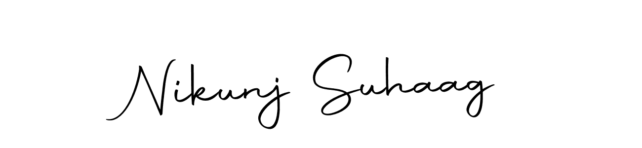 Make a beautiful signature design for name Nikunj Suhaag. Use this online signature maker to create a handwritten signature for free. Nikunj Suhaag signature style 10 images and pictures png
