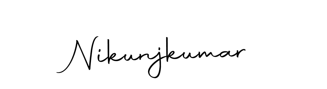 Here are the top 10 professional signature styles for the name Nikunjkumar. These are the best autograph styles you can use for your name. Nikunjkumar signature style 10 images and pictures png