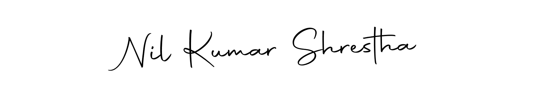 Create a beautiful signature design for name Nil Kumar Shrestha. With this signature (Autography-DOLnW) fonts, you can make a handwritten signature for free. Nil Kumar Shrestha signature style 10 images and pictures png