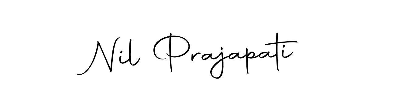 Nil Prajapati stylish signature style. Best Handwritten Sign (Autography-DOLnW) for my name. Handwritten Signature Collection Ideas for my name Nil Prajapati. Nil Prajapati signature style 10 images and pictures png
