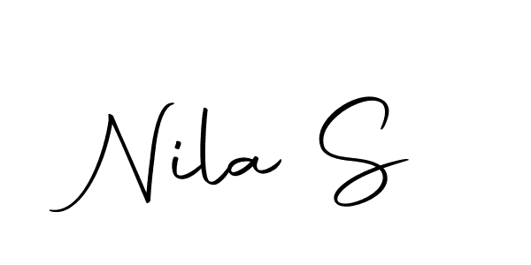 How to make Nila S signature? Autography-DOLnW is a professional autograph style. Create handwritten signature for Nila S name. Nila S signature style 10 images and pictures png