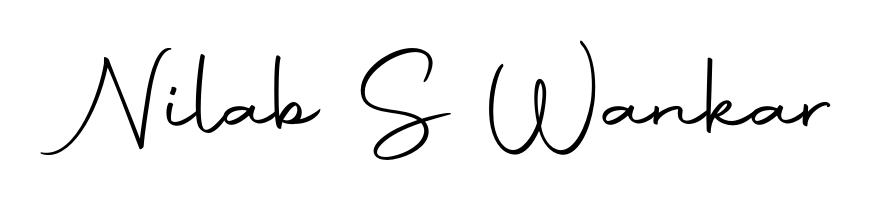 Enhance your business communications with Nilab S Wankar signature in Autography-DOLnW lettering. Clean, modern, and universally compatible. Nilab S Wankar signature style 10 images and pictures png
