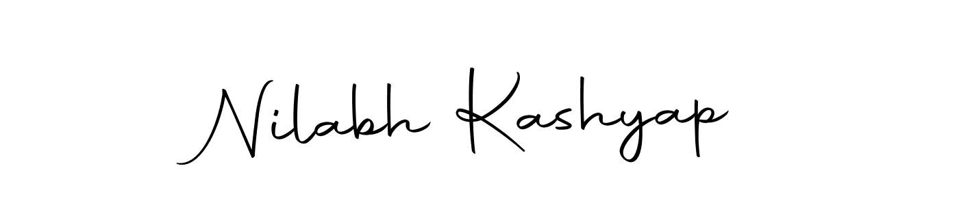 Similarly Autography-DOLnW is the best handwritten signature design. Signature creator online .You can use it as an online autograph creator for name Nilabh Kashyap. Nilabh Kashyap signature style 10 images and pictures png
