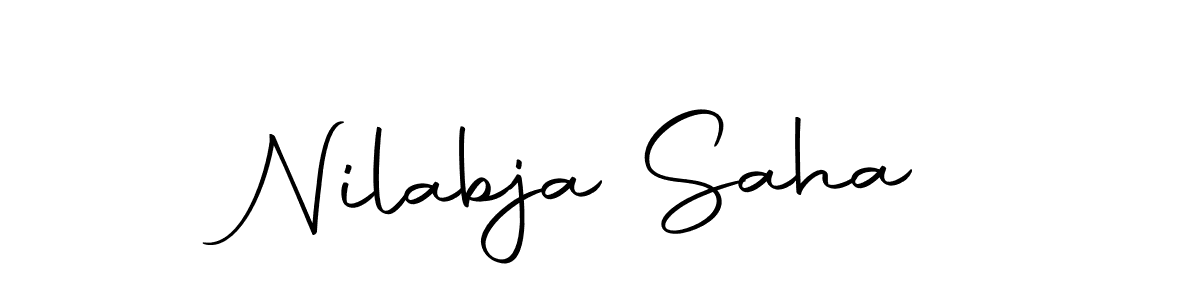 This is the best signature style for the Nilabja Saha name. Also you like these signature font (Autography-DOLnW). Mix name signature. Nilabja Saha signature style 10 images and pictures png