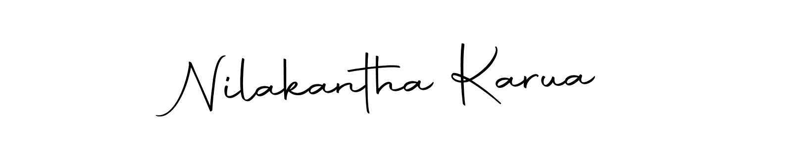 Design your own signature with our free online signature maker. With this signature software, you can create a handwritten (Autography-DOLnW) signature for name Nilakantha Karua. Nilakantha Karua signature style 10 images and pictures png