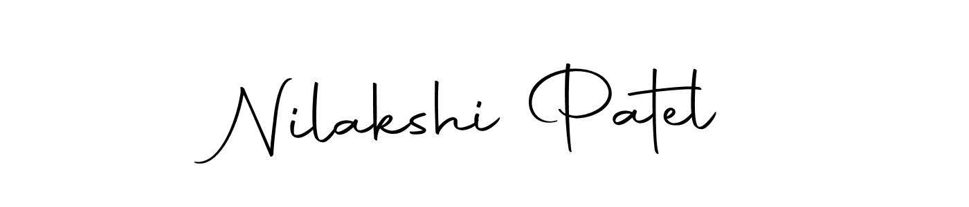 Design your own signature with our free online signature maker. With this signature software, you can create a handwritten (Autography-DOLnW) signature for name Nilakshi Patel. Nilakshi Patel signature style 10 images and pictures png