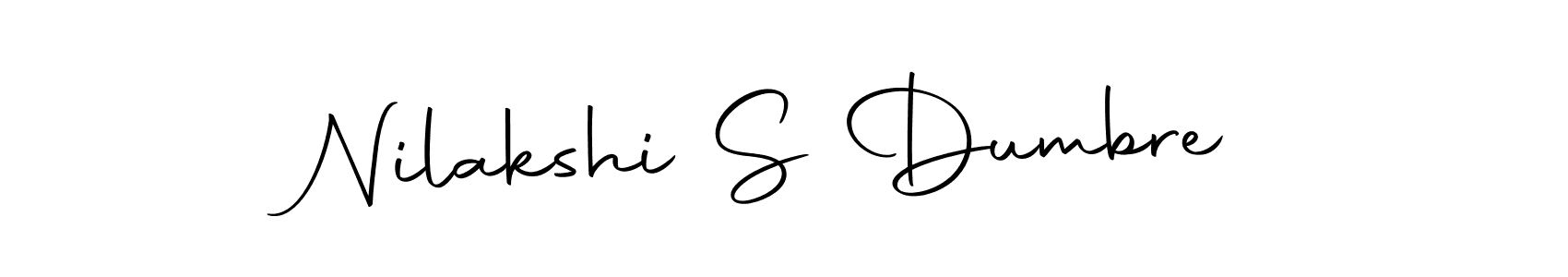 How to make Nilakshi S Dumbre signature? Autography-DOLnW is a professional autograph style. Create handwritten signature for Nilakshi S Dumbre name. Nilakshi S Dumbre signature style 10 images and pictures png