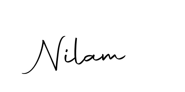 How to make Nilam  signature? Autography-DOLnW is a professional autograph style. Create handwritten signature for Nilam  name. Nilam  signature style 10 images and pictures png