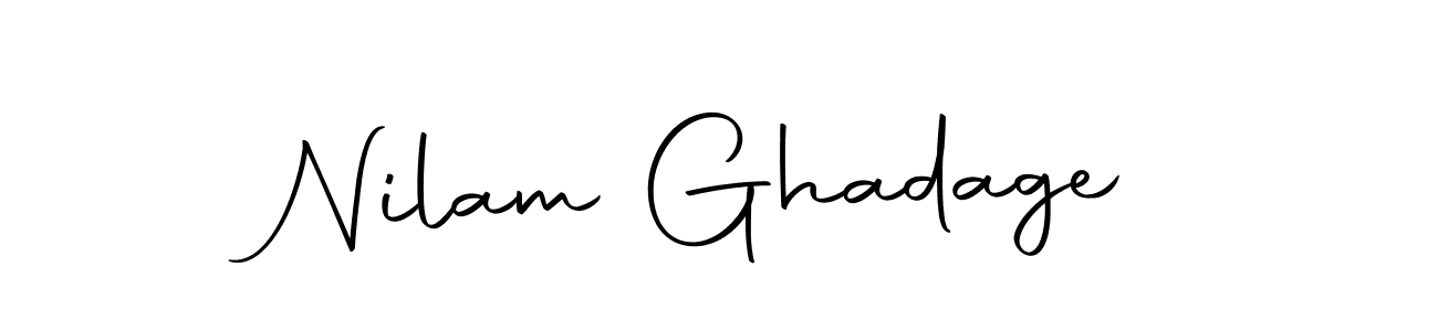 Make a beautiful signature design for name Nilam Ghadage. With this signature (Autography-DOLnW) style, you can create a handwritten signature for free. Nilam Ghadage signature style 10 images and pictures png