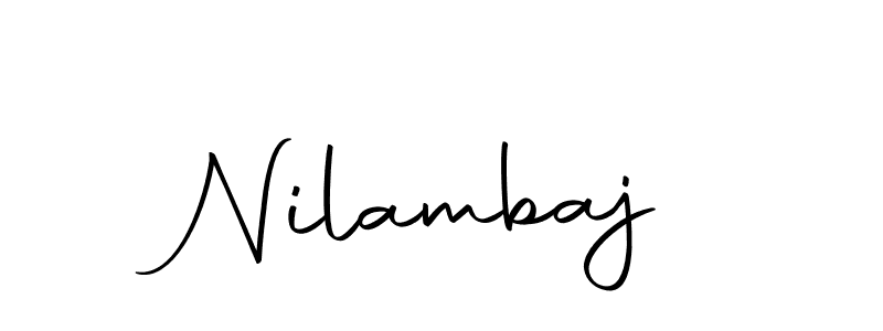 Make a beautiful signature design for name Nilambaj. With this signature (Autography-DOLnW) style, you can create a handwritten signature for free. Nilambaj signature style 10 images and pictures png