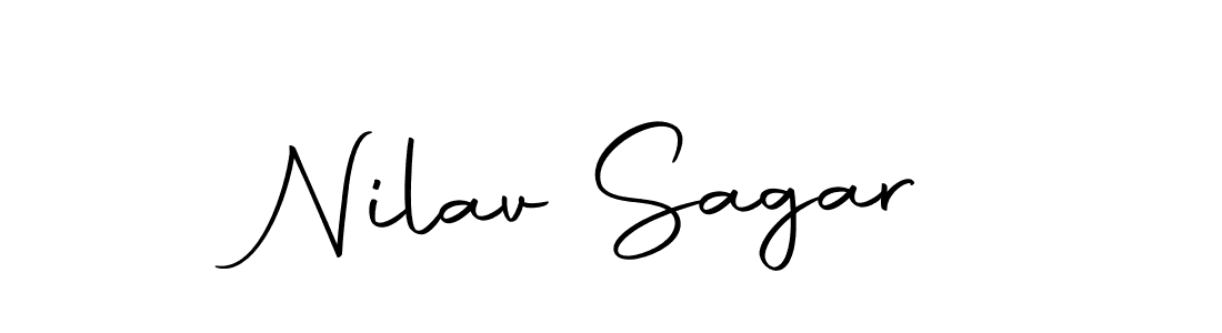 Use a signature maker to create a handwritten signature online. With this signature software, you can design (Autography-DOLnW) your own signature for name Nilav Sagar. Nilav Sagar signature style 10 images and pictures png