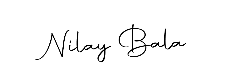 Make a beautiful signature design for name Nilay Bala. With this signature (Autography-DOLnW) style, you can create a handwritten signature for free. Nilay Bala signature style 10 images and pictures png