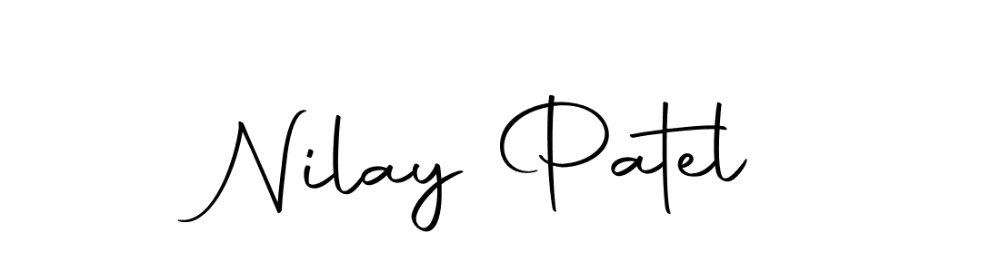 Design your own signature with our free online signature maker. With this signature software, you can create a handwritten (Autography-DOLnW) signature for name Nilay Patel. Nilay Patel signature style 10 images and pictures png