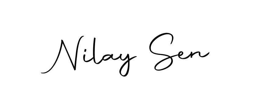 if you are searching for the best signature style for your name Nilay Sen. so please give up your signature search. here we have designed multiple signature styles  using Autography-DOLnW. Nilay Sen signature style 10 images and pictures png