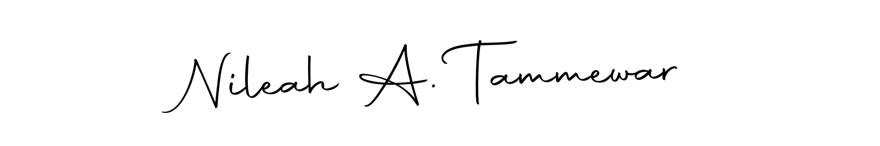 Use a signature maker to create a handwritten signature online. With this signature software, you can design (Autography-DOLnW) your own signature for name Nileah A. Tammewar. Nileah A. Tammewar signature style 10 images and pictures png